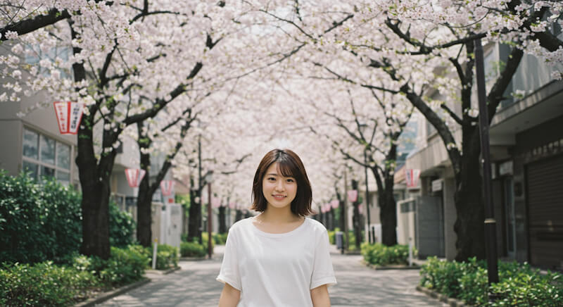桜並木