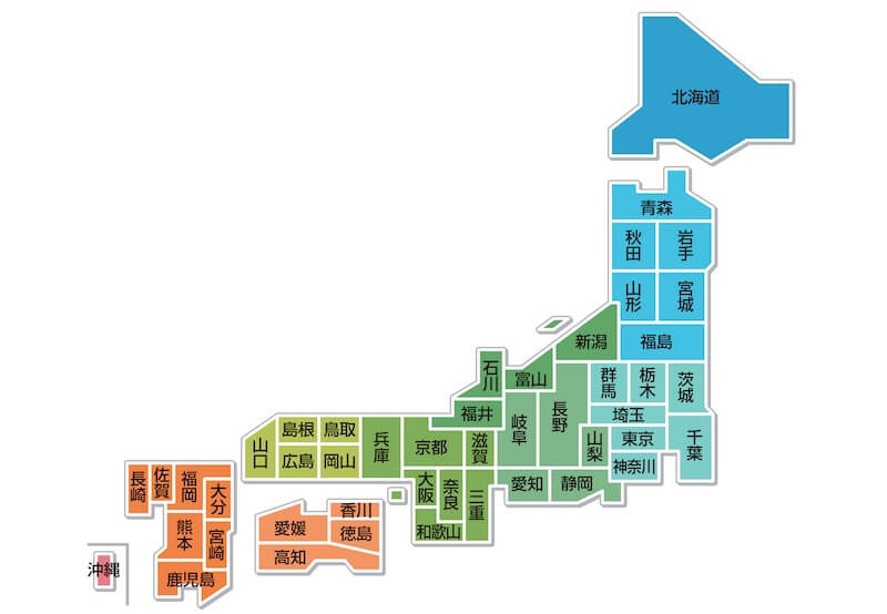 日本地図