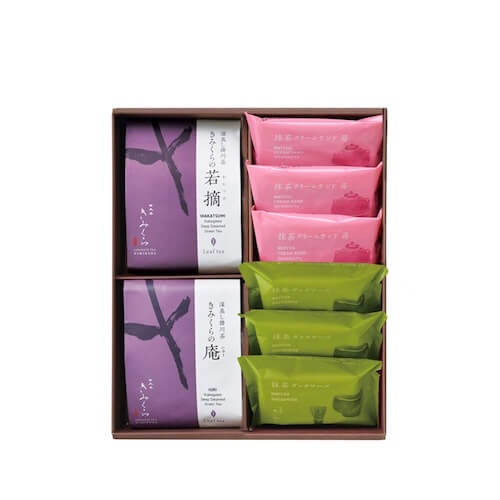 【日本茶きみくら】上級茶2種と抹茶焼菓子2種