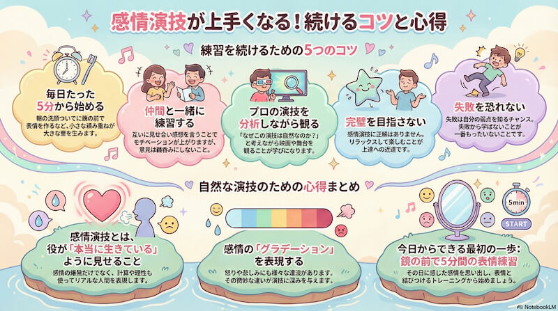 感情演技を上達させるコツ